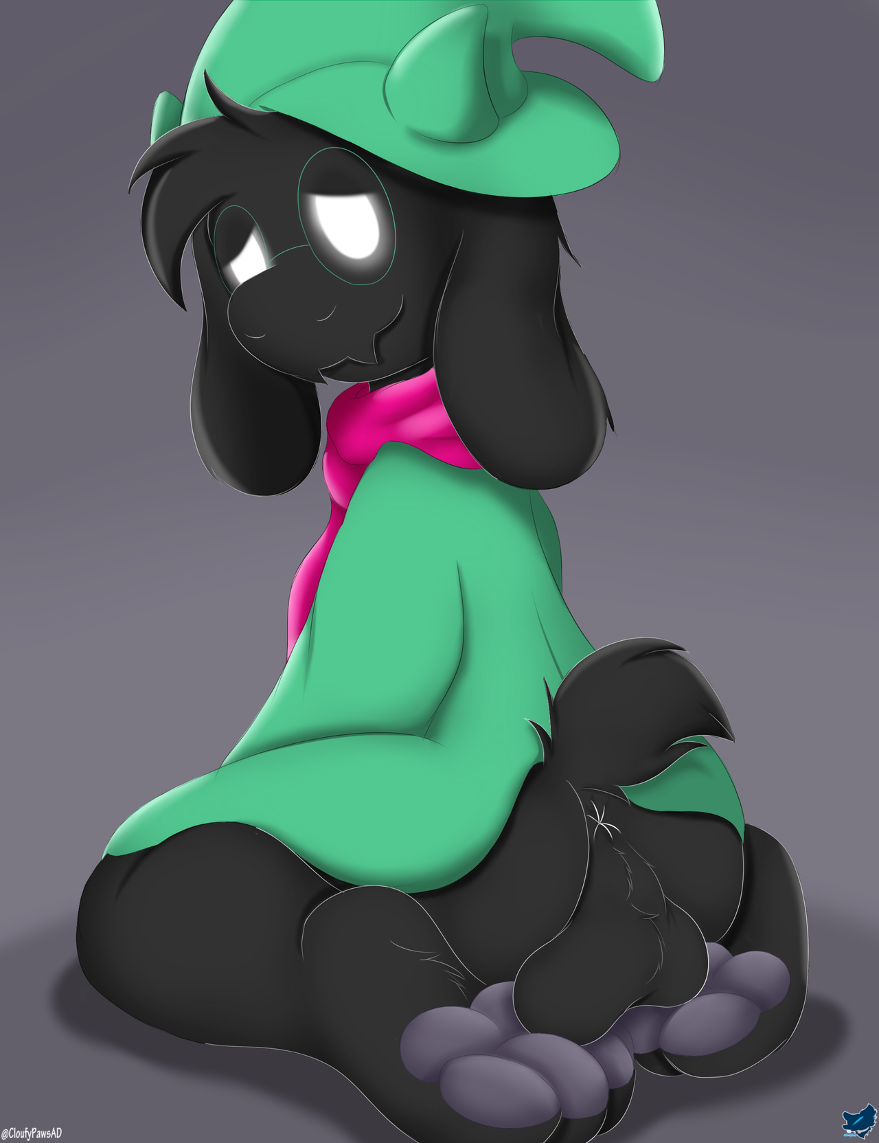 cloufypawsad:From the poll on my AD Twitter and they wanted Ralsei paws and balls