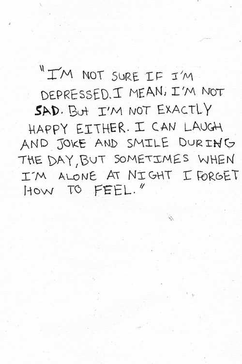imhereuniverse:  depression | Tumblr on We Heart It - http://weheartit.com/entry/54379122/via/nutella_laura