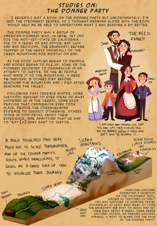 Studies on: The Donner PartyI did a bunch of studies on The Donner Party and thought I’d compi