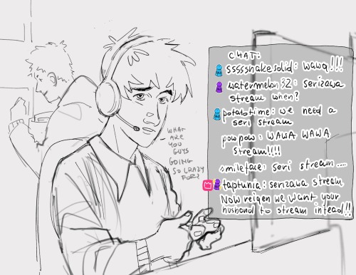 Reigen Streamer Au That Was Born From A Joke With My Friend Tappy 