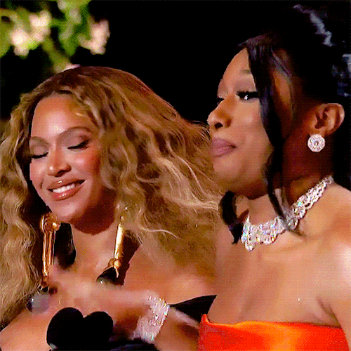 lizzo:BEYONCE?!?! - Megan Thee Stallion wins Best Rap Song of the YearUs too, Megan. Us too!! I love