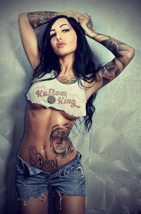 Insatiable taste for tattooed ladies
