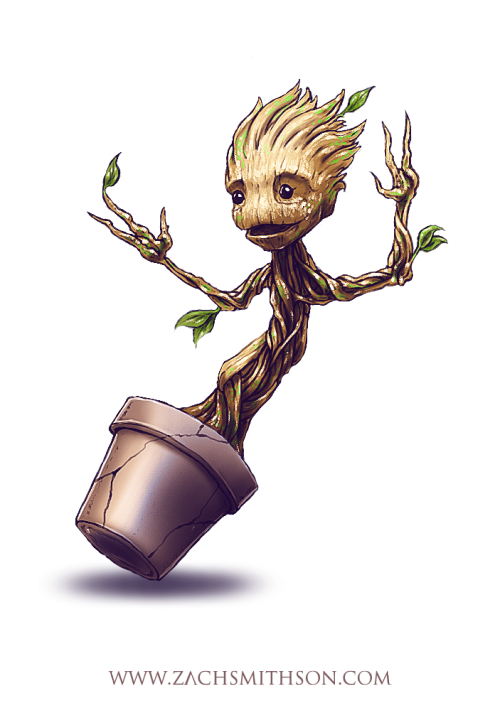 Here’s a transparent Groot plant for you to hang out with!