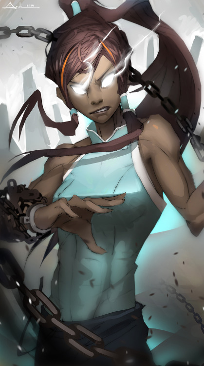 andaerz:  Aaand, here’s another Korra piece.. :V dA link: http://fav.me/d80hngj