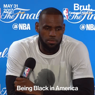 sizvideos:“Being black in the US… Is tough.” said LeBron James after his home was vandalized with ra