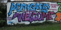 sommersonneantifa:  “REFUGEES WELCOME”