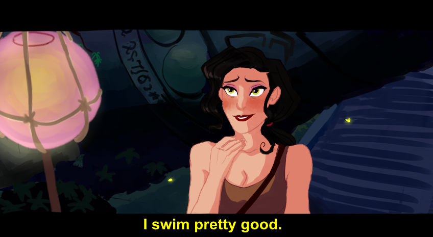 yakfrost:  a korrasami/atlantis crossover! thought i’d hop on the korrasami/disney