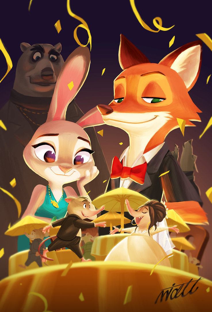 nekocubed:  Nick and Judy, 007 style. I like it. I’m still waiting for Judy and