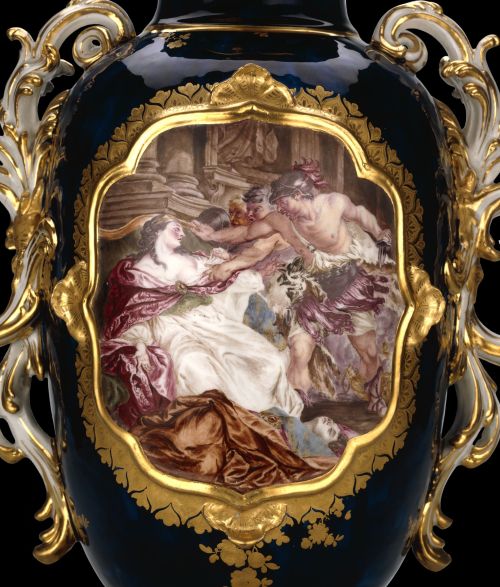 The Death of HarmoniaReservedpanel decoration after the painting by Jean-Baptiste Marie Pierre (Fren