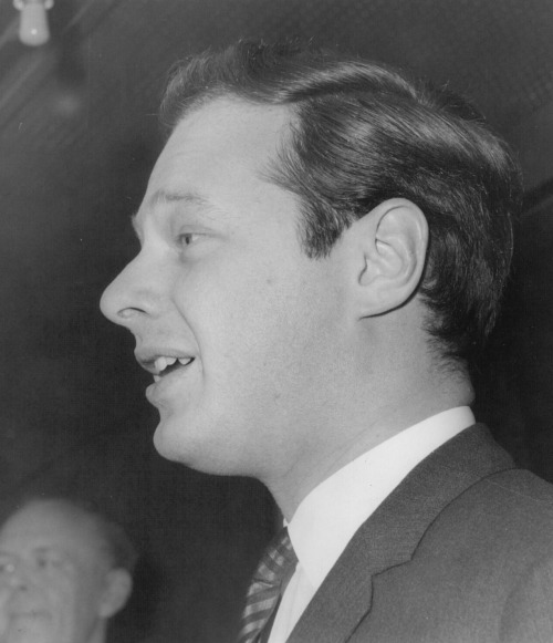 Brian Epstein at EMI House, March 23 1964.