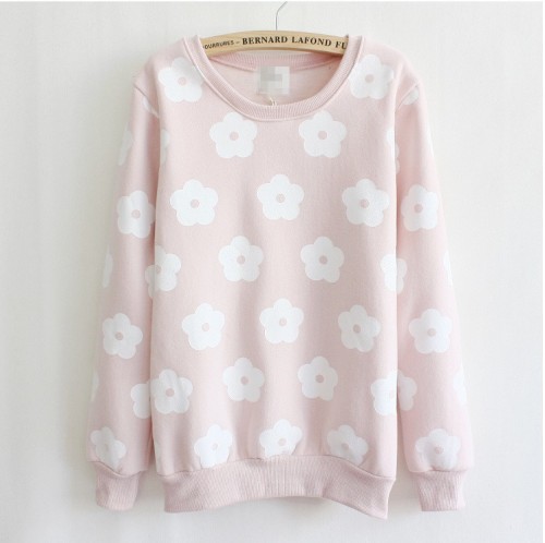 shop-cute: Pastel Floral Sweatshirt (Choose color) $25.00 You can use the code “pastelcutie10&