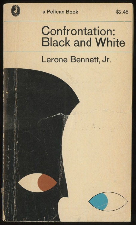 jellobiafrasays:Confrontation: Black and White (1966 ed., cover design by Janet Halverson)