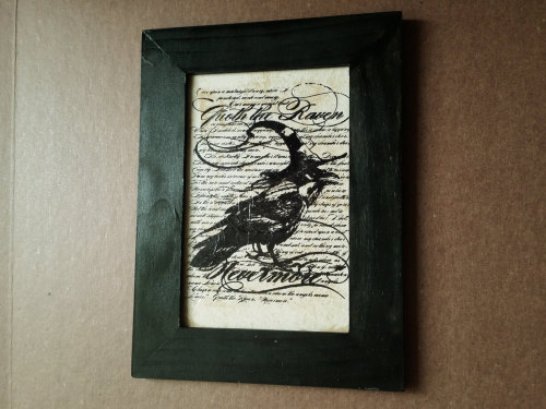 Nevermore Raven Wall Art | Edgar Allen Poe-Inspired Wall Art 