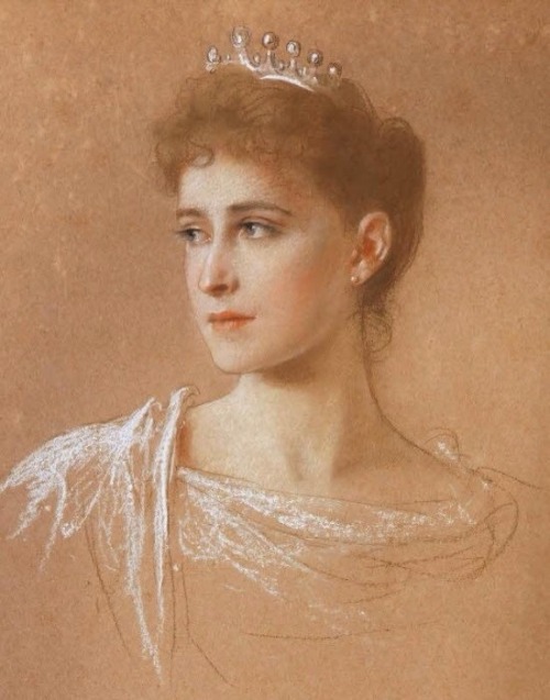 favourite portraits (4/?) - Grand Duchess Elizabeth Feodorovna by Friedrich August von Kaulbach