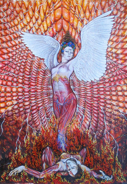 psychedelic-psychiatrist:  Angel by Krisztina Lazar