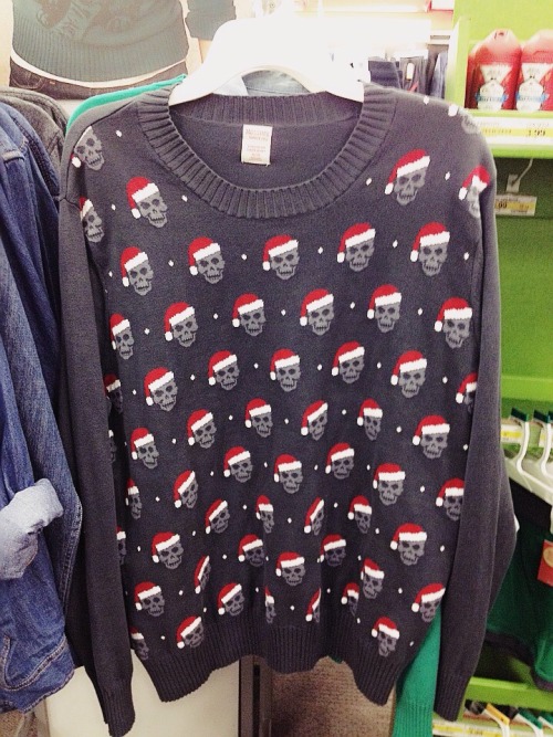 citadelbloodbeard: caynotk: This is the most punk Christmas sweater ever &ldquo;As Christmas exp