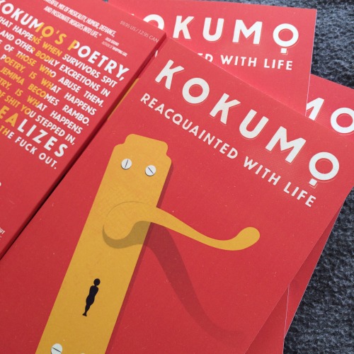 After a few weeks of production delays we’re pleased to announce that KOKUMO’s debut poetry book REA