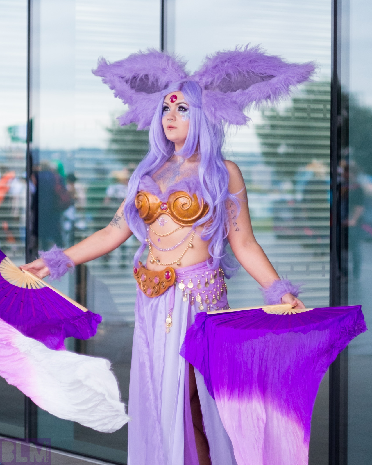 sharemycosplay:    #Cosplayer    Asylumstar Cosplay with a very cool #Espeon #gijinka.