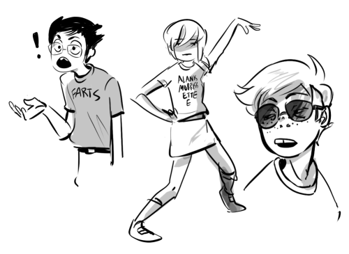 some dorky kids also