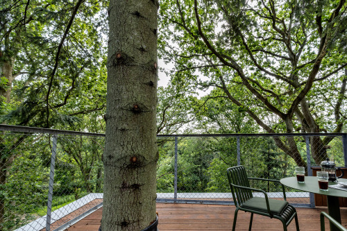 Good wood - been offline travelling but am back with a belter! This treehouse in a Danish forest was