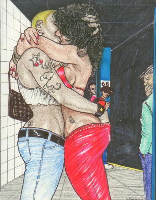 fyqueerlatinxs:  From the series “Subway Sex Idols” by Anthony Gonzales New York