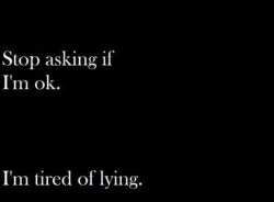 mysteriouslyfab:  Tired of lying 