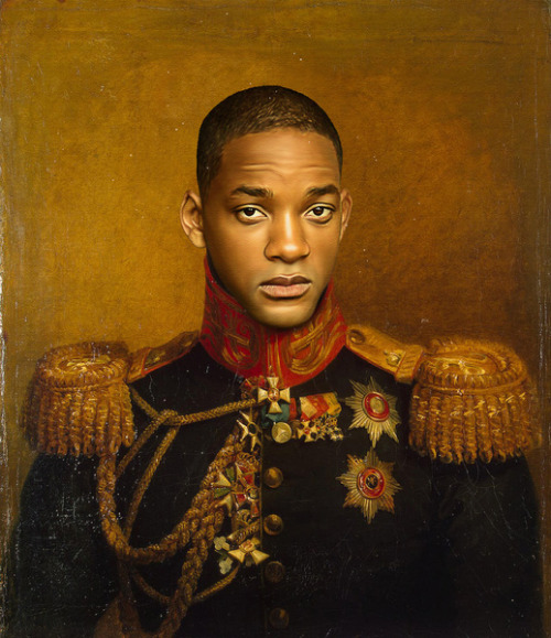 unknowneditors:  Celebrities as Neoclassical paintings by Replaceface More at society6.com. 