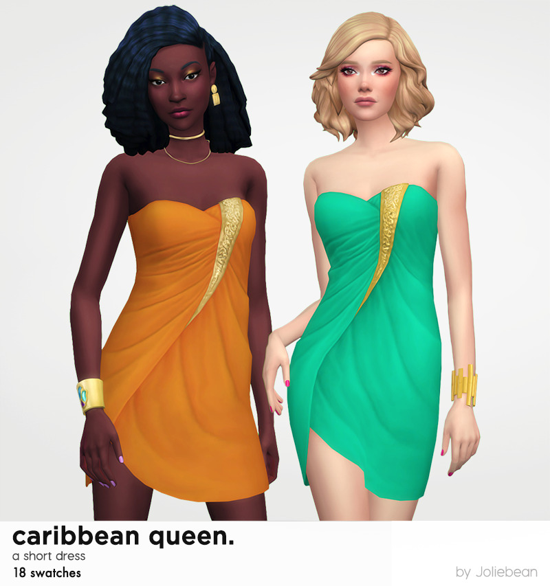 Emily CC Finds — eunosims: Strap Mini Dress ribbon strap mini