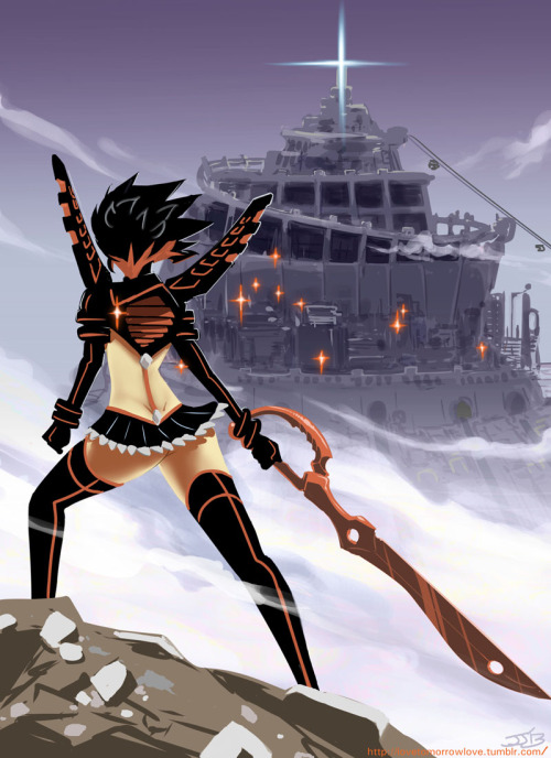 Here’s some Kill la Kill Not too happy with the end results, but there’s always a next time. 