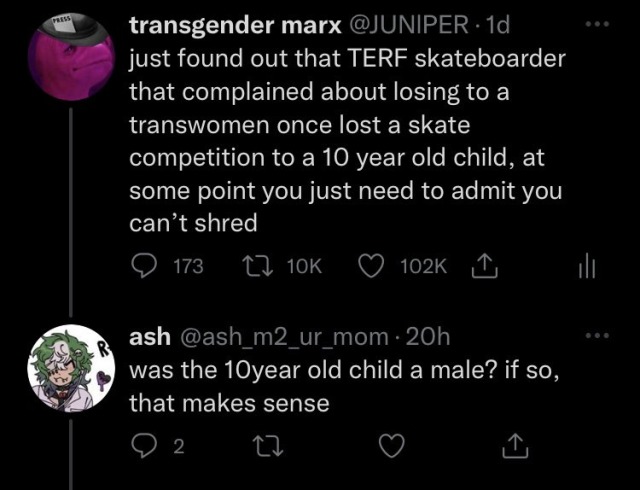 drag-on-dra-goon:radiofreederry:Terfs are such giant misogynists lmaothis 