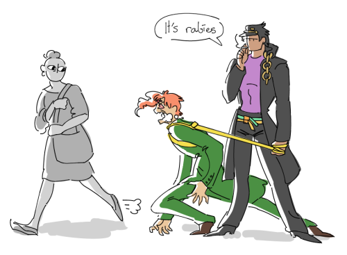 annissdraws:Kakyoin, but they don’t take out the flesh bud and still bring him along.