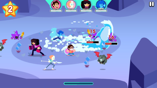 bismuth:  a new SU mobile game has been announced!!!“Steven Universe: Unleash the Light,” is an original Cartoon Network game, co-written by Rebecca Sugar, where players pick their favorite characters, choose which Gems are in their party, unlock