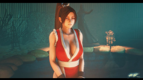 thenightwanderer: Special Weekly Animation: Mai Shiranui (w/sound + Voice Actress!) Hey everyone! As I said there was a slight (okay, more than slight) delay on this week’s animation because of Mai but, she has finally arrived to the spa and is ready