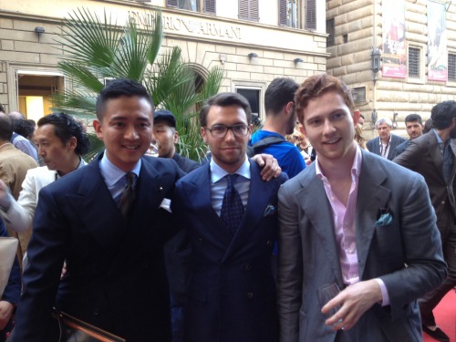 At the premiere of E poi c'è Napoli (Gianluca Migliarotti) with the Armoury guys, Alan and Jake