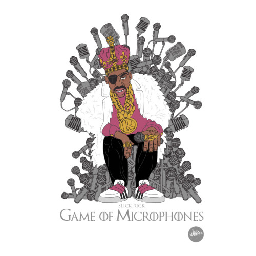 culmer:The Game of Microphones - HipHop inspired illustrations… Check the website for more #hiphop i