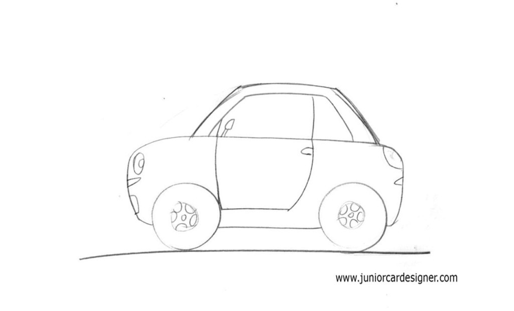 Junior Car Designer — Draw A Cartoon Car Side View We are continuing...