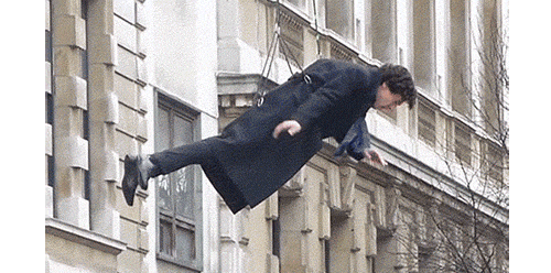 bakerstreetbabes:johnlock-must-happen:He looks stuck.Something about this is really pleasing.NOW&rsq