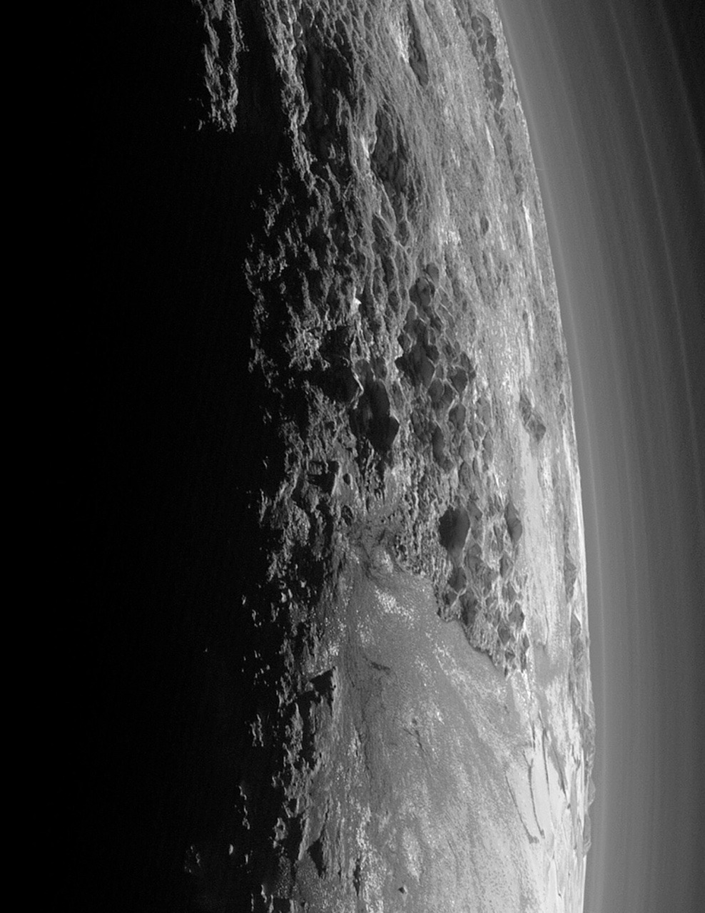 spacescitm:  Sunset on Pluto!