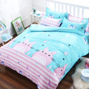 kaonoshi:Totoro Bed Sets01   |  02