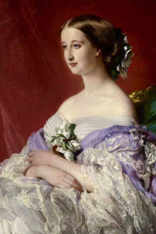 bulletproofjewels:Franz Xaver Winterhalter’s paintings of Empress Eugénie of France, the ultimate be