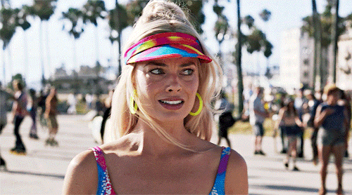 MARGOT ROBBIEas Barbie In Barbie (2023) Dir. Greta Gerwig