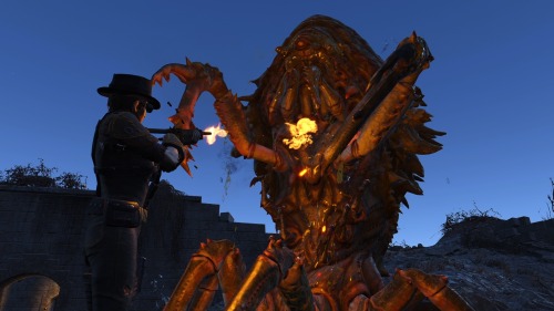 Moments Before DeathLesson learned: Don’t try to look cool in front of a Mirelurk Queen.