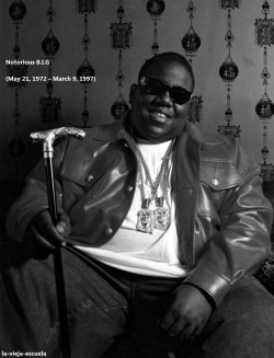 la-vieja-escuela:  A day like today (March 9, 1997) left us one of the best rappers in history… personally one of my 3 favorite rappers, with a flow and style of rapping unique… You left a legacy that will never be forgotten… Rest In Peace Notorious