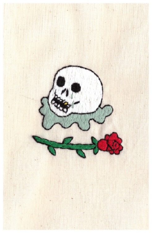 Hand embroideries available at hanecdote.bigcartel.com 