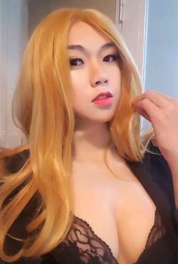 cdts-lover:  Chinese crossdresser with fake