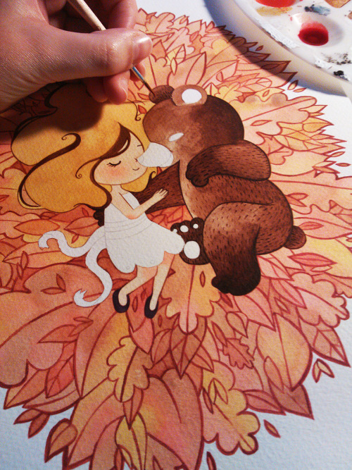 Too much leaves, work in progress :3• My Shop • Facebook • Blog