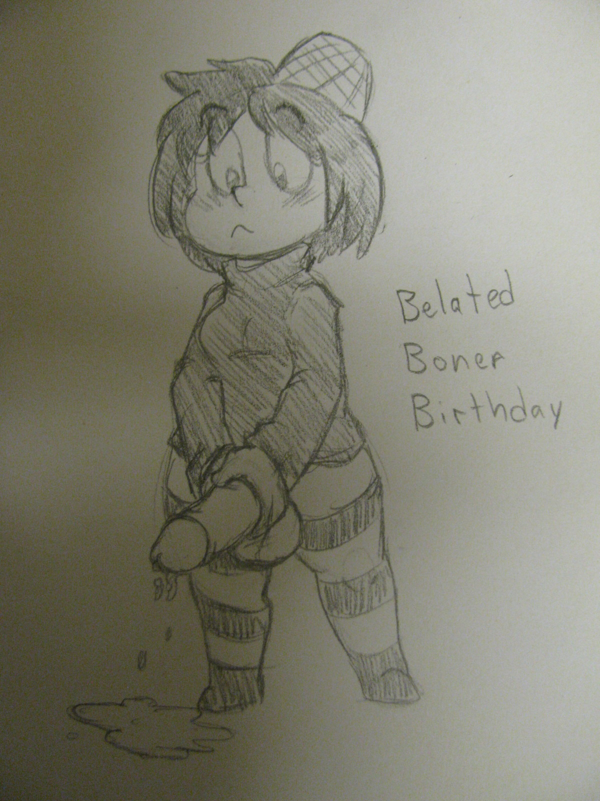 man i havent drawn on paper in years happ late bday aintsmart