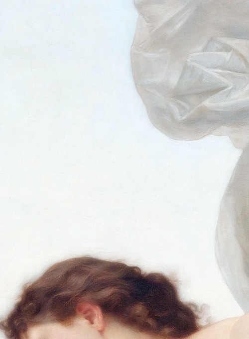 sadnessdollart: L’Aurore (Reduction), Details. by William-Adolphe Bouguereau (1825–1905)