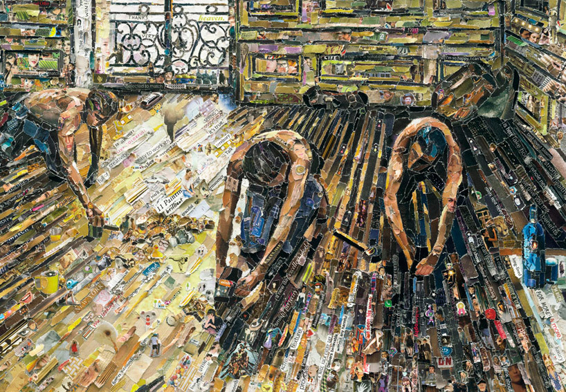 asylum-art:    ‘pictures of magazine’ 2” By Vik Muniz  vik muniz famous artworks