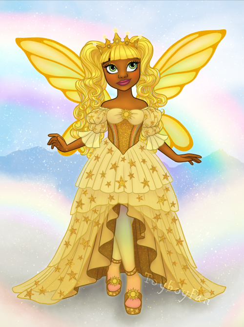 Giving Sunny Madison her cute fairytale fantasy.art by me.